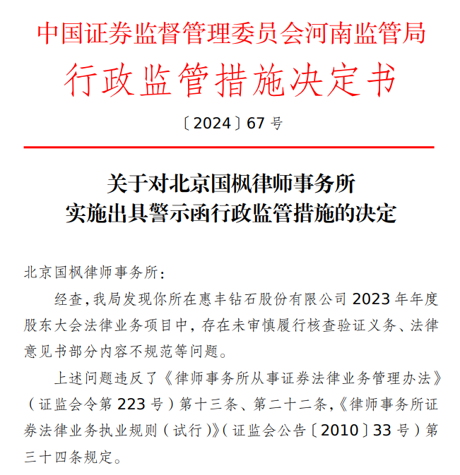 黑龙江证监局：对东方集团有限公司、张宏伟采取出具警示函措施|界面新闻 · 快讯